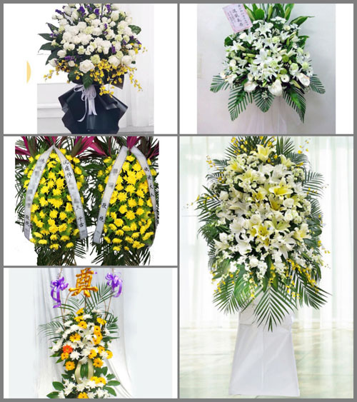 福建泉州晋江市金井镇山头村白事花篮预定